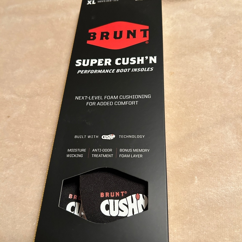 Brunt Super Cush'N Performance Boot Insoles